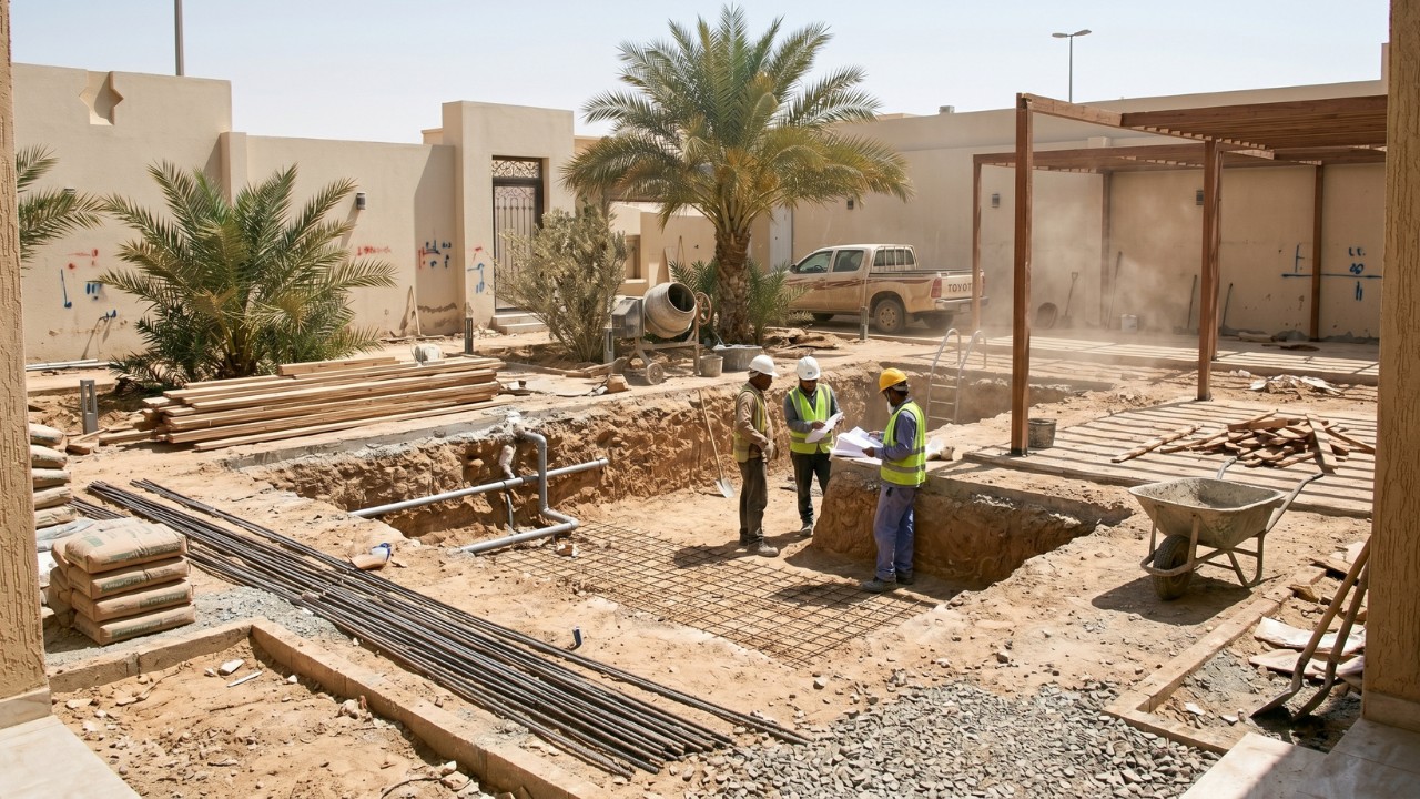 Pool Excavation Site